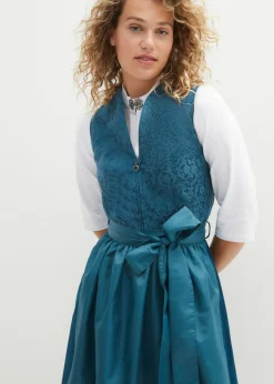 Vestido folclórico y delantal (set de 2 piezas)