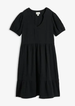 Vestido holgado de muselina de algodón