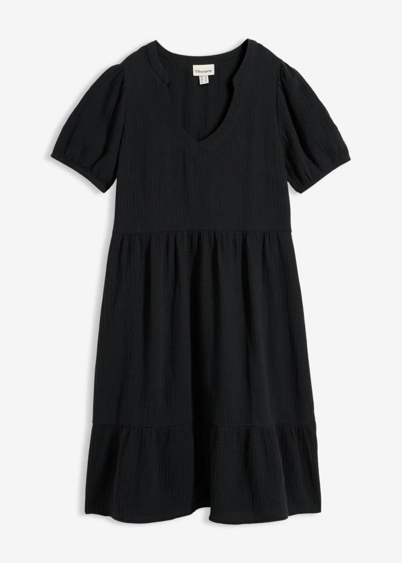 Vestido holgado de muselina de algodón