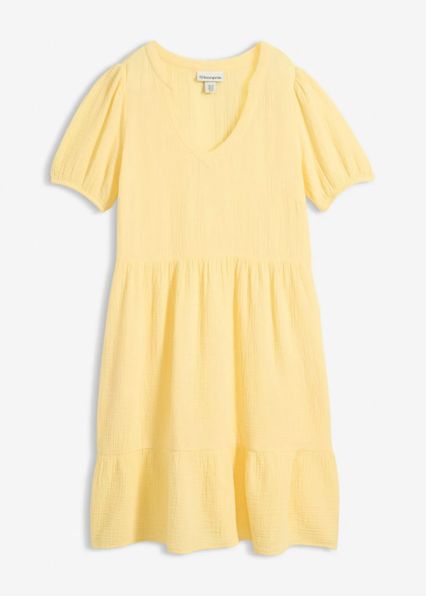 Vestido holgado de muselina de algodón