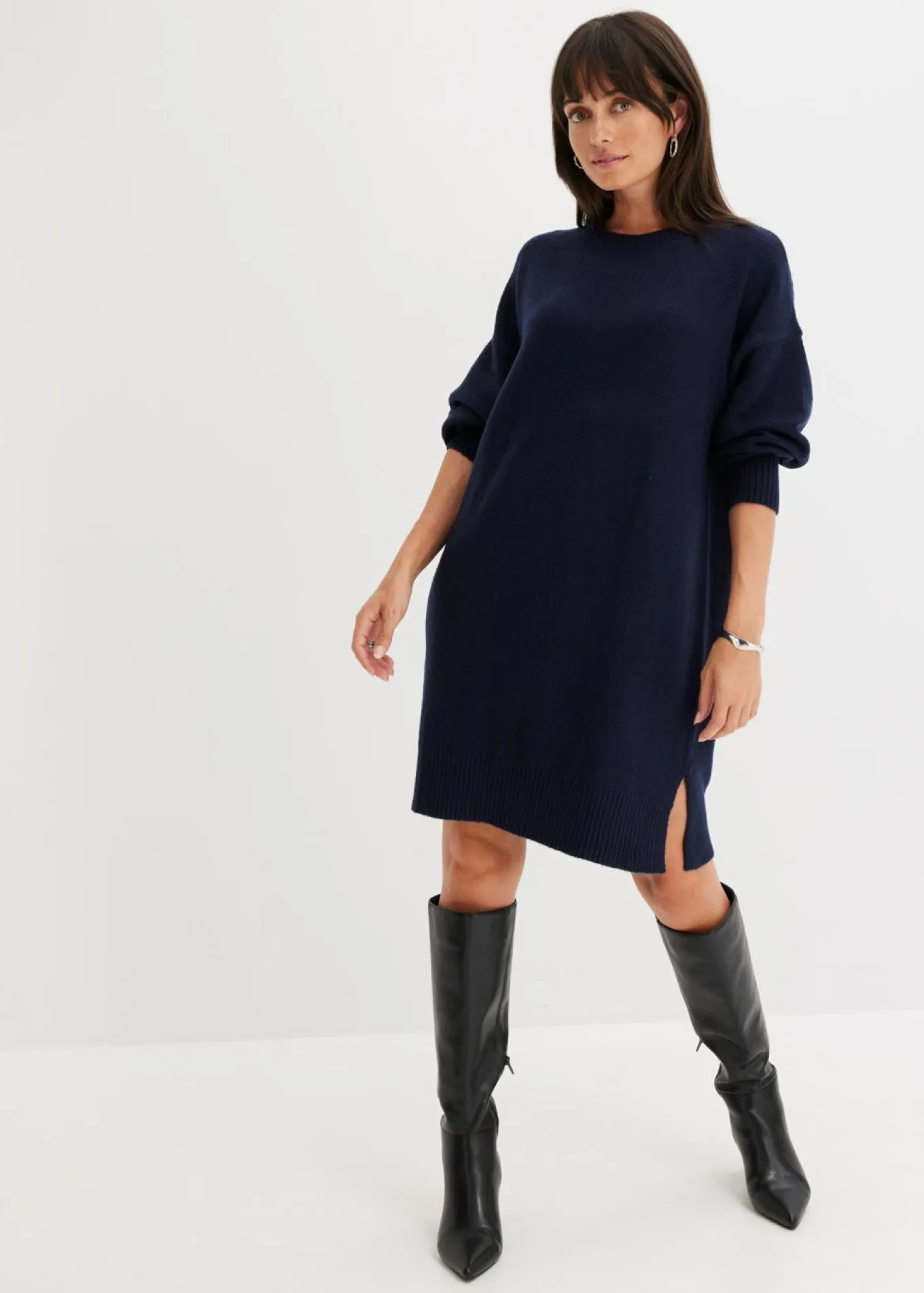 Vestido holgado de punto