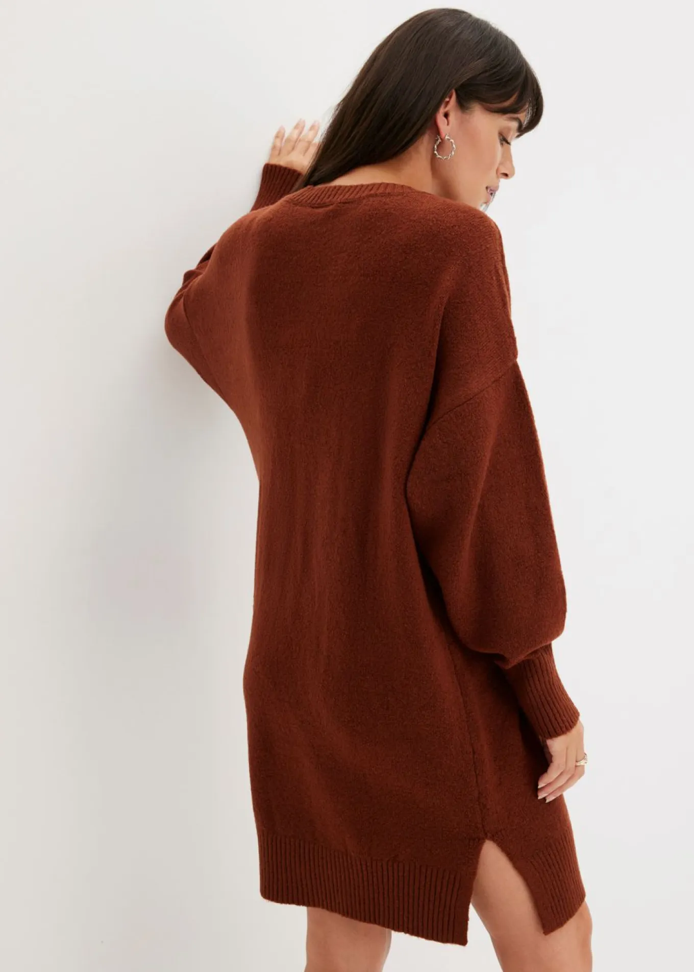 Vestido holgado de punto