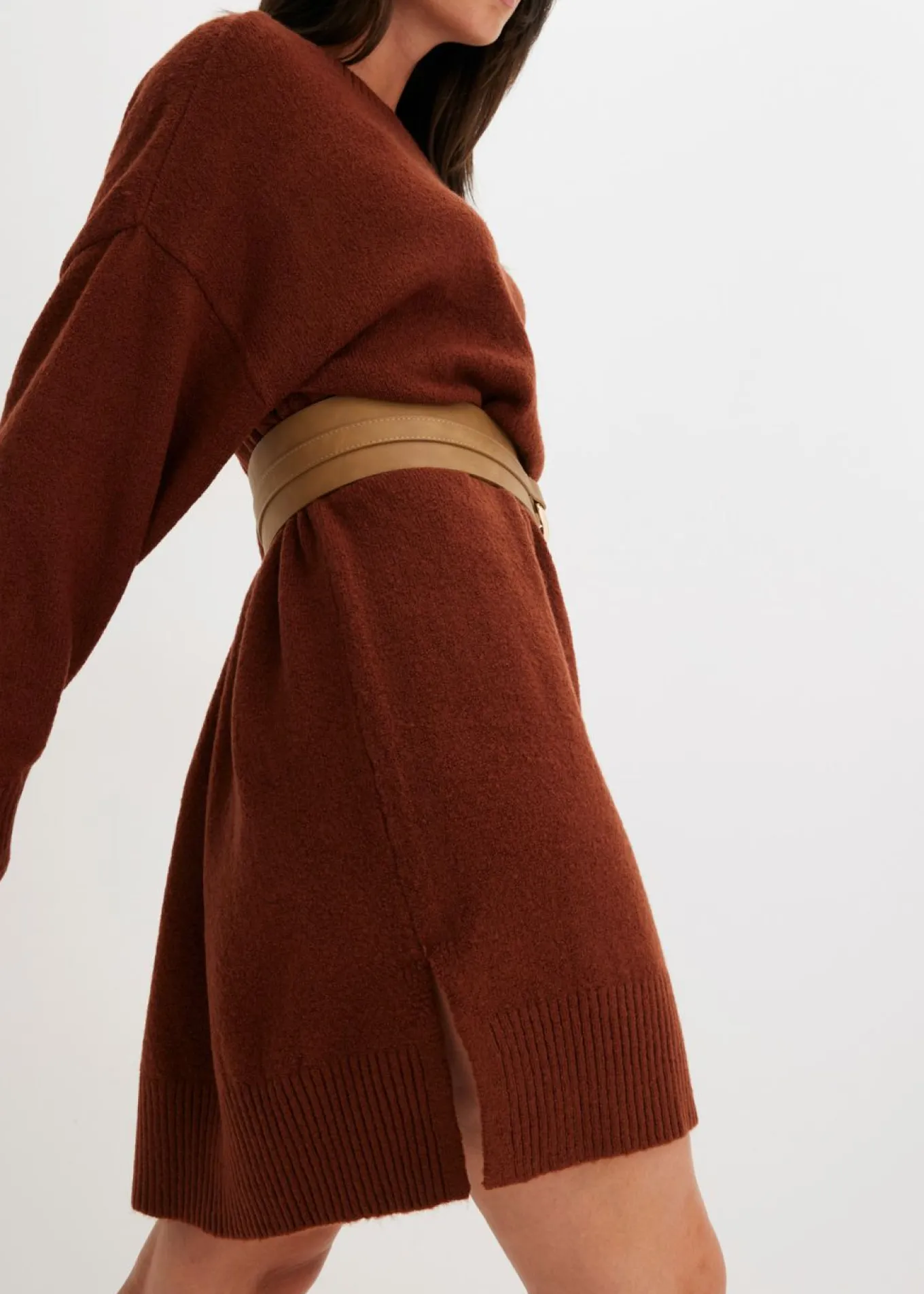 Vestido holgado de punto
