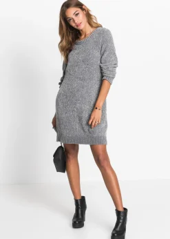 Vestido holgado de punto de chenilla