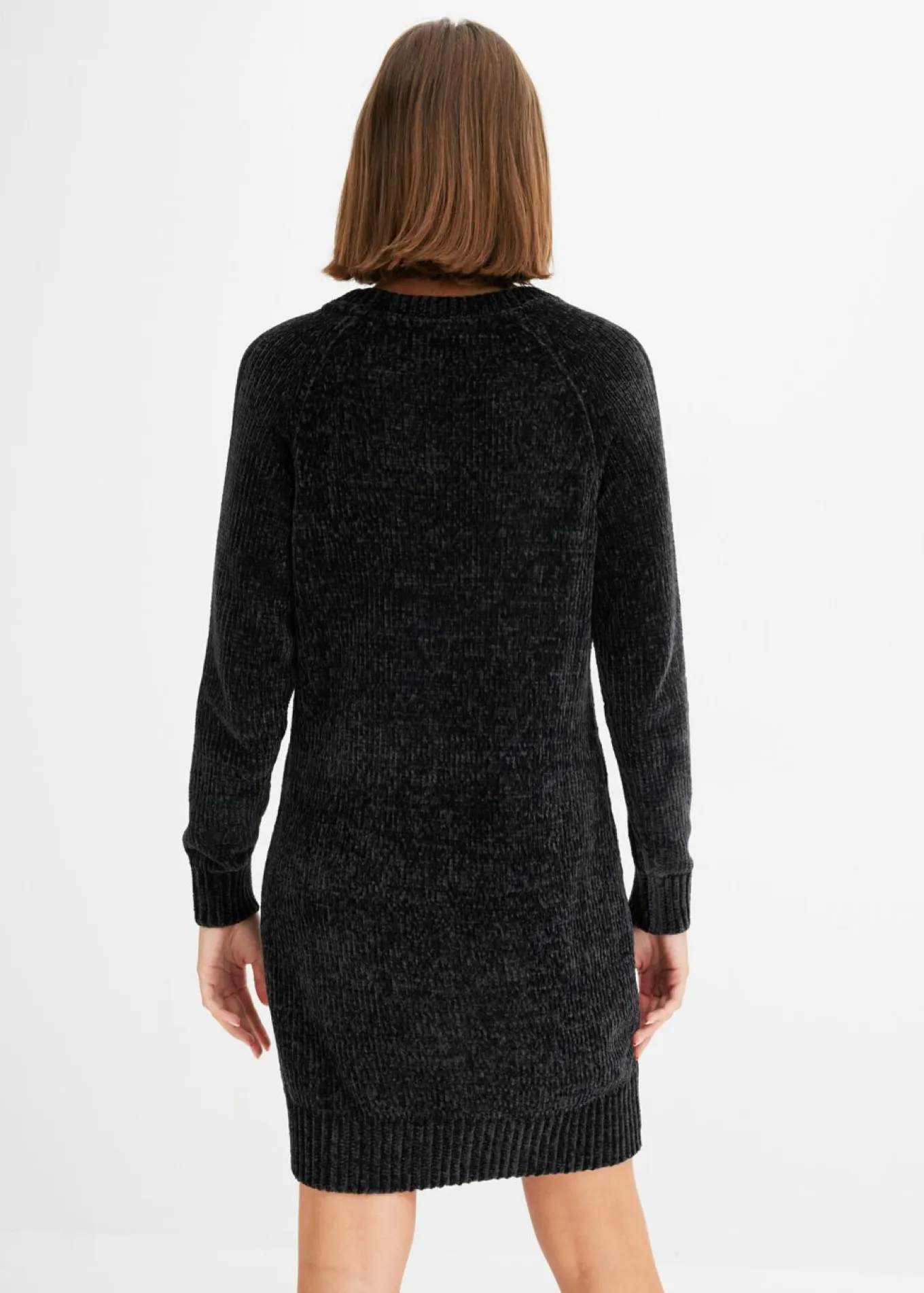 Vestido holgado de punto de chenilla