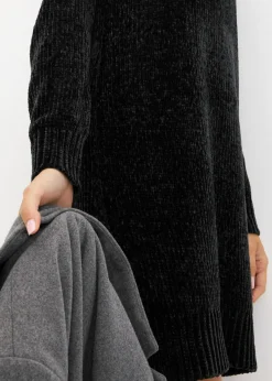 Vestido holgado de punto de chenilla