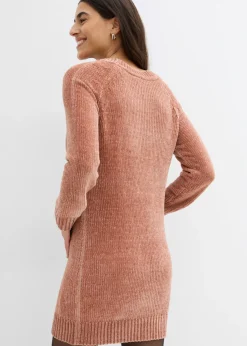Vestido holgado de punto de chenilla