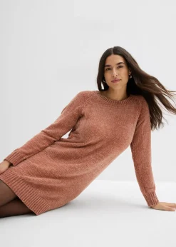 Vestido holgado de punto de chenilla
