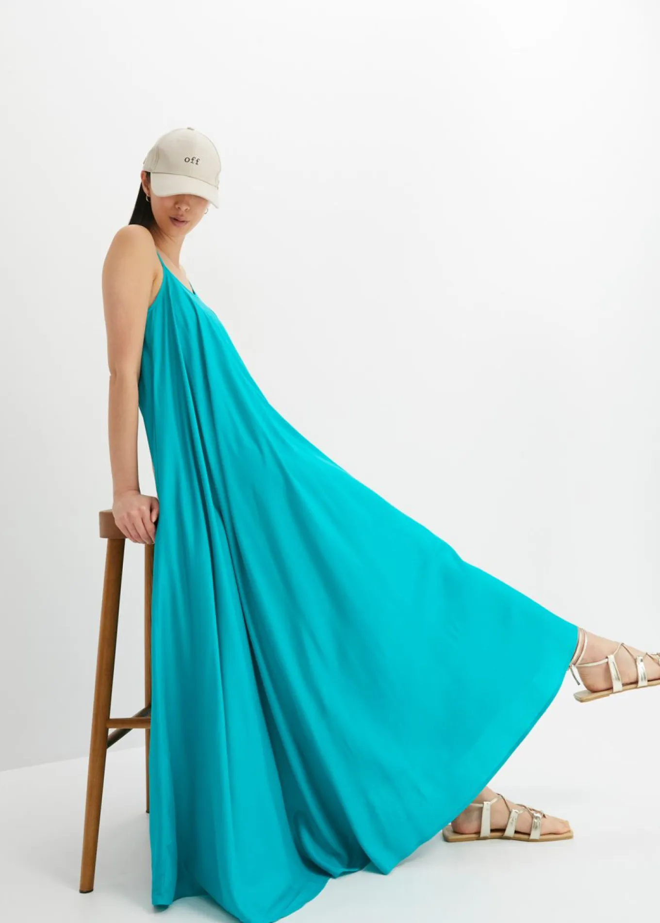 Vestido largo ancho