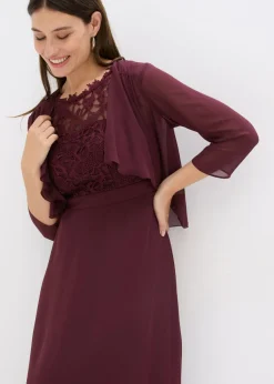 Vestido largo con encaje