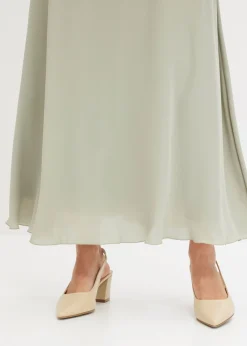 Vestido largo con encaje