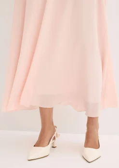 Vestido largo con encaje