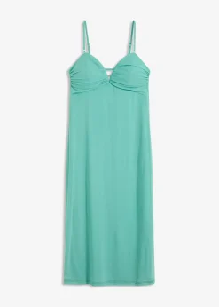 Vestido largo con escote pronunciado
