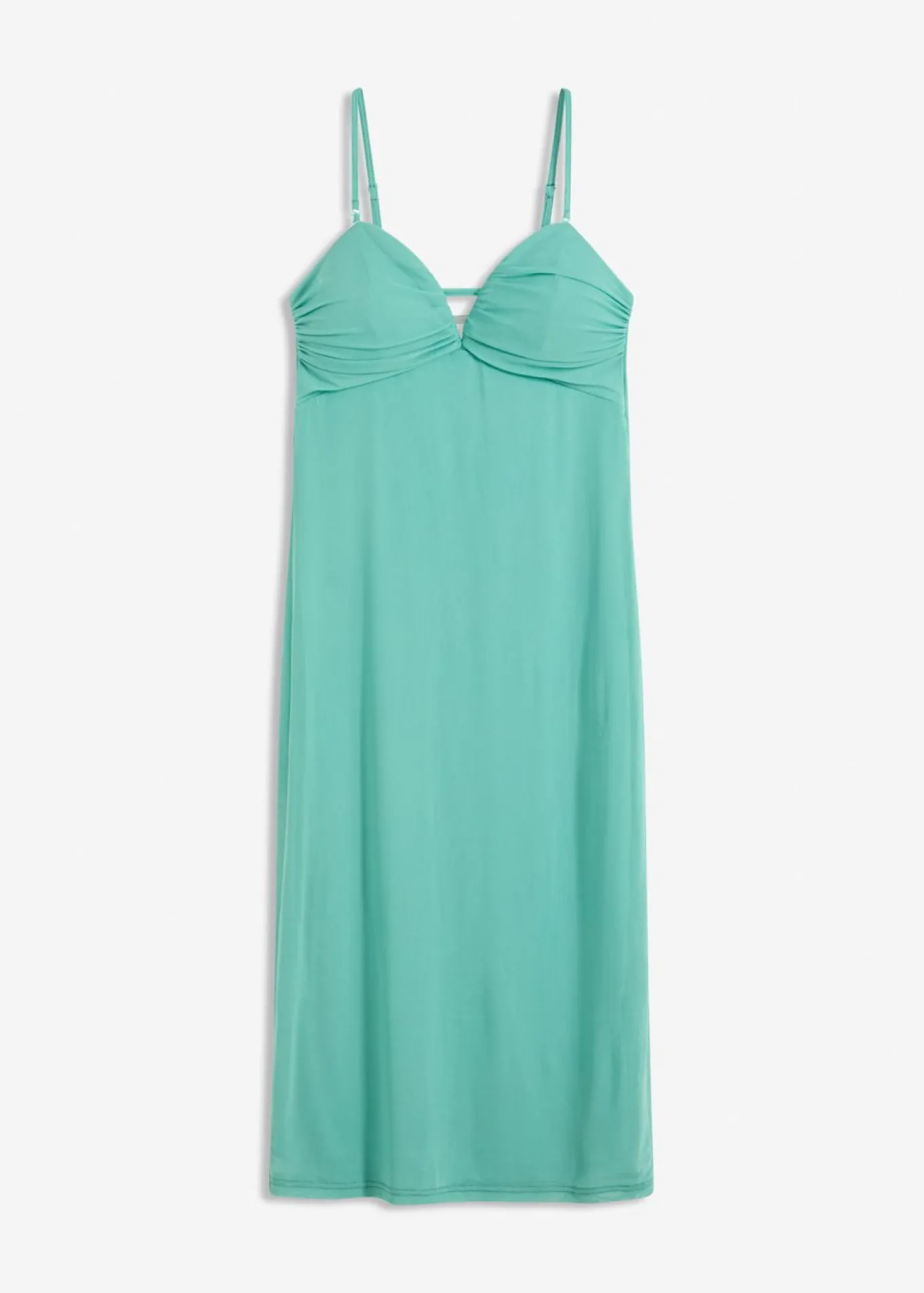 Vestido largo con escote pronunciado