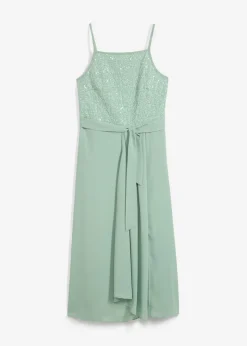 Vestido largo con lentejuelas