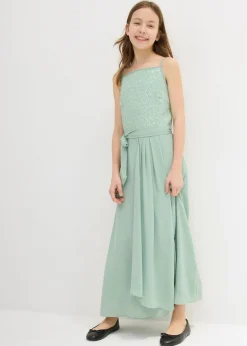 Vestido largo con lentejuelas