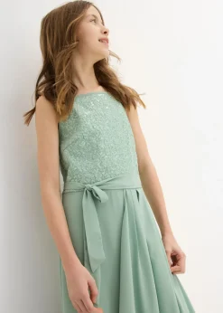 Vestido largo con lentejuelas