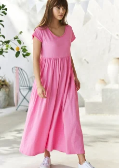 Vestido largo de algodón orgánico