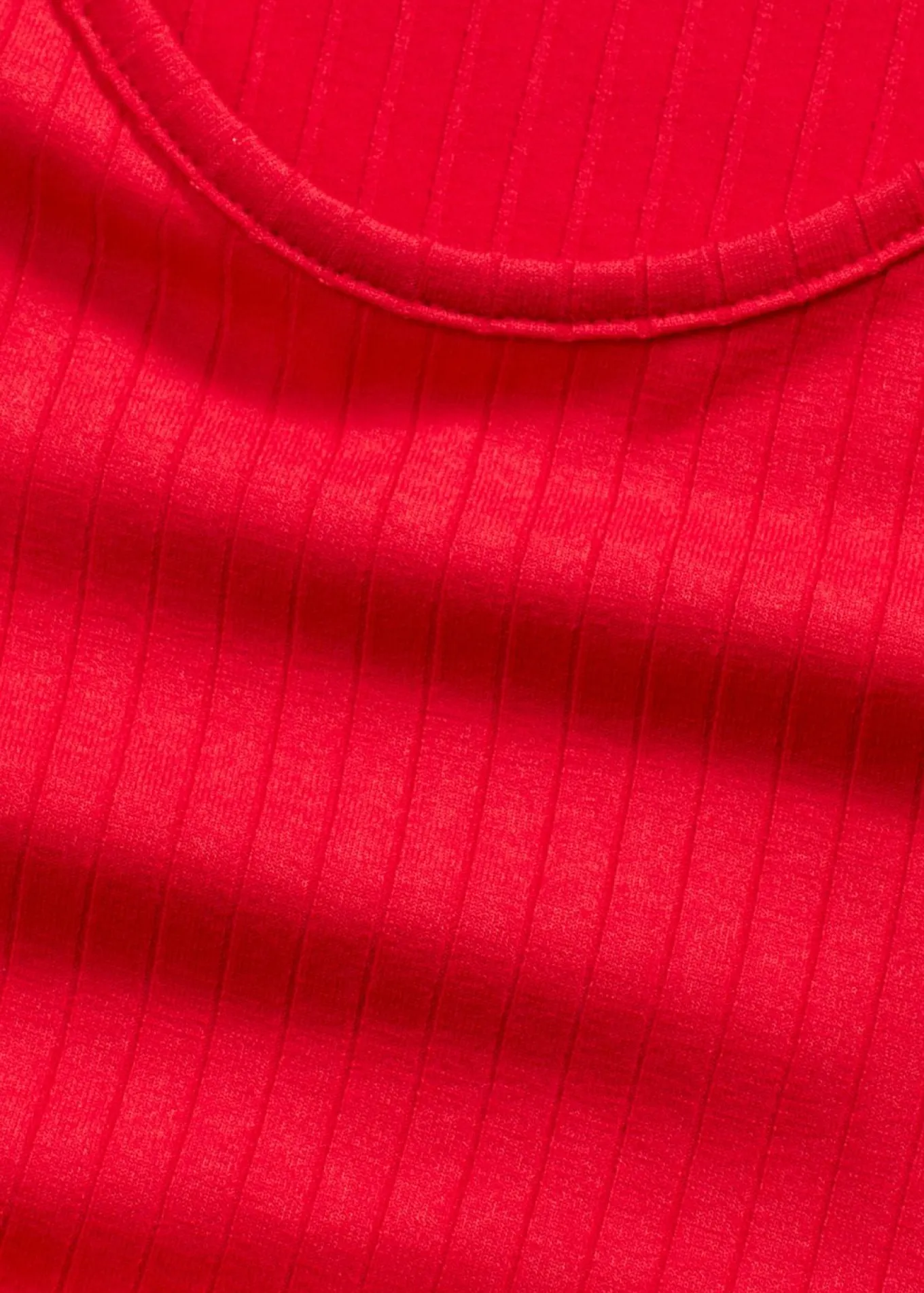 Vestido largo de canalé suave