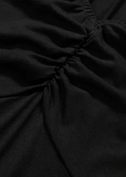 Vestido largo de mezcla de viscosa