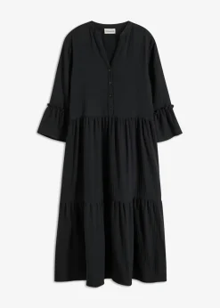 Vestido largo de muselina suave