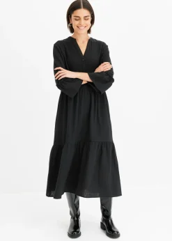 Vestido largo de muselina suave
