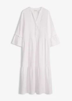 Vestido largo de muselina suave