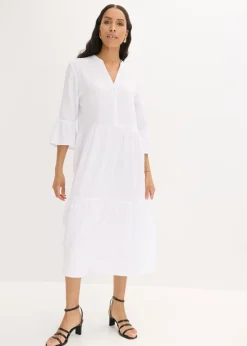 Vestido largo de muselina suave