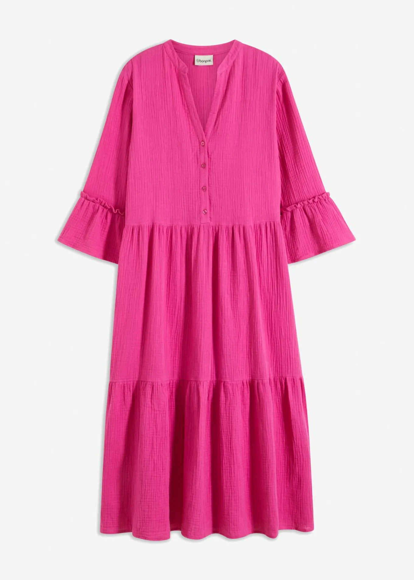 Vestido largo de muselina suave