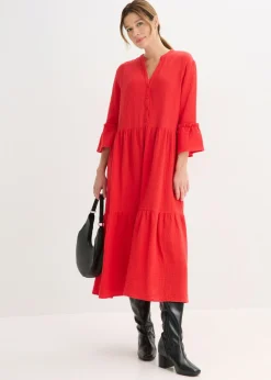 Vestido largo de muselina suave