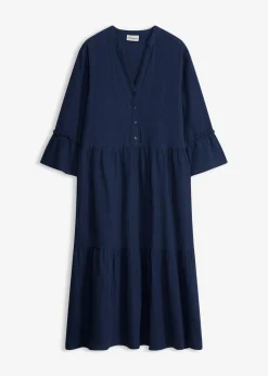 Vestido largo de muselina suave