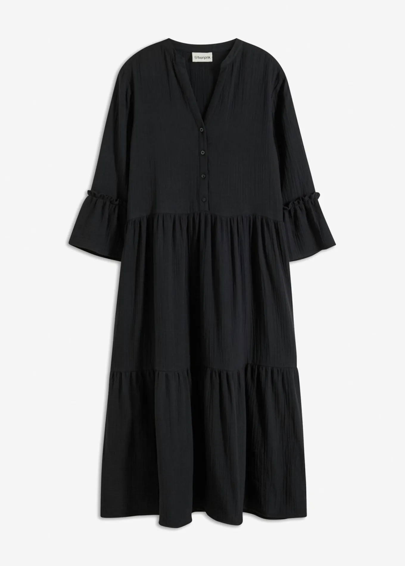 Vestido largo de muselina suave