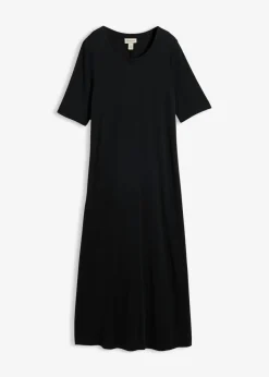 Vestido largo en mezcla de modal