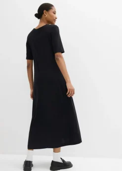 Vestido largo en mezcla de modal