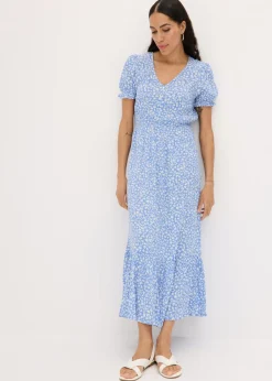 Vestido largo estampado