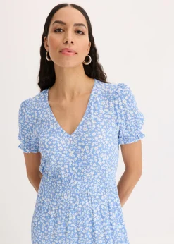 Vestido largo estampado