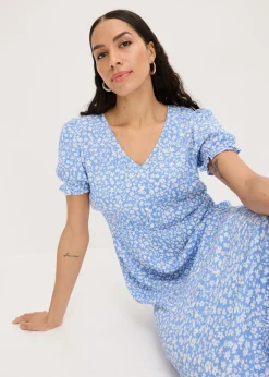 Vestido largo estampado