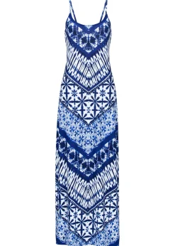 Vestido largo estampado