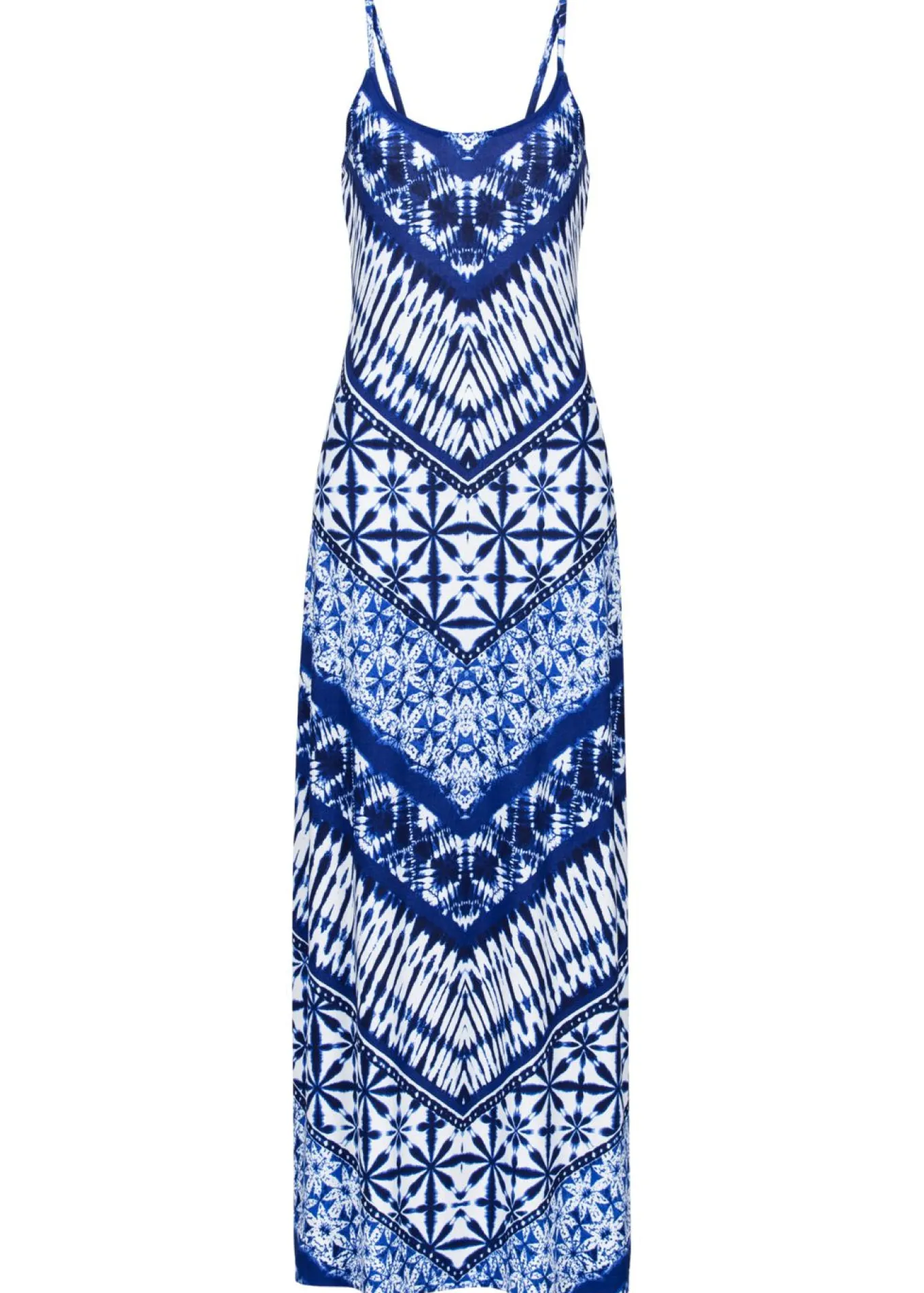 Vestido largo estampado