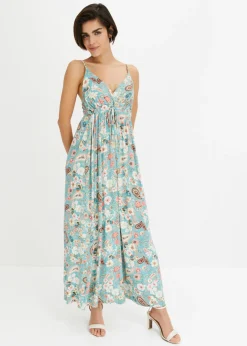 Vestido largo estampado