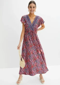 Vestido largo estampado