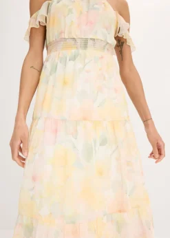 Vestido largo estampado