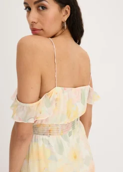 Vestido largo estampado