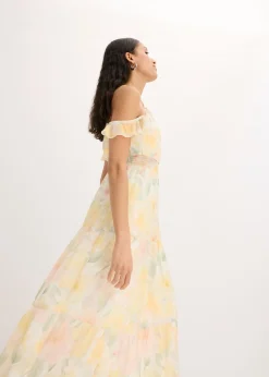 Vestido largo estampado
