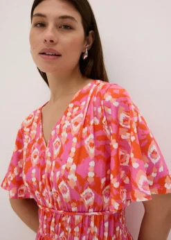 Vestido largo estampado