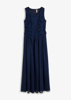 Vestido maxi con encaje