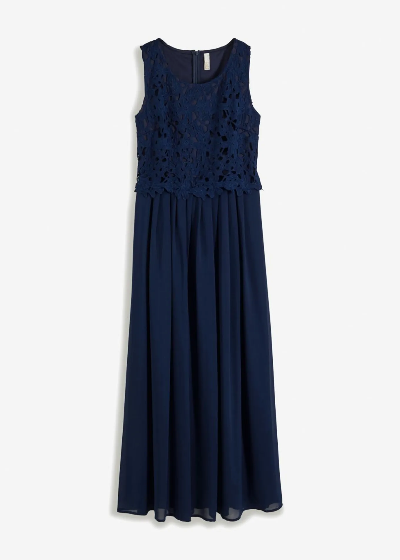 Vestido maxi con encaje