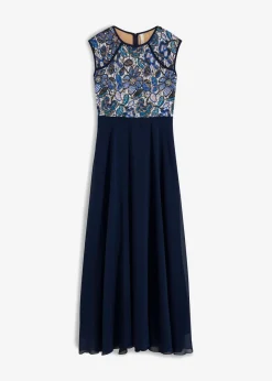 Vestido maxi con encaje
