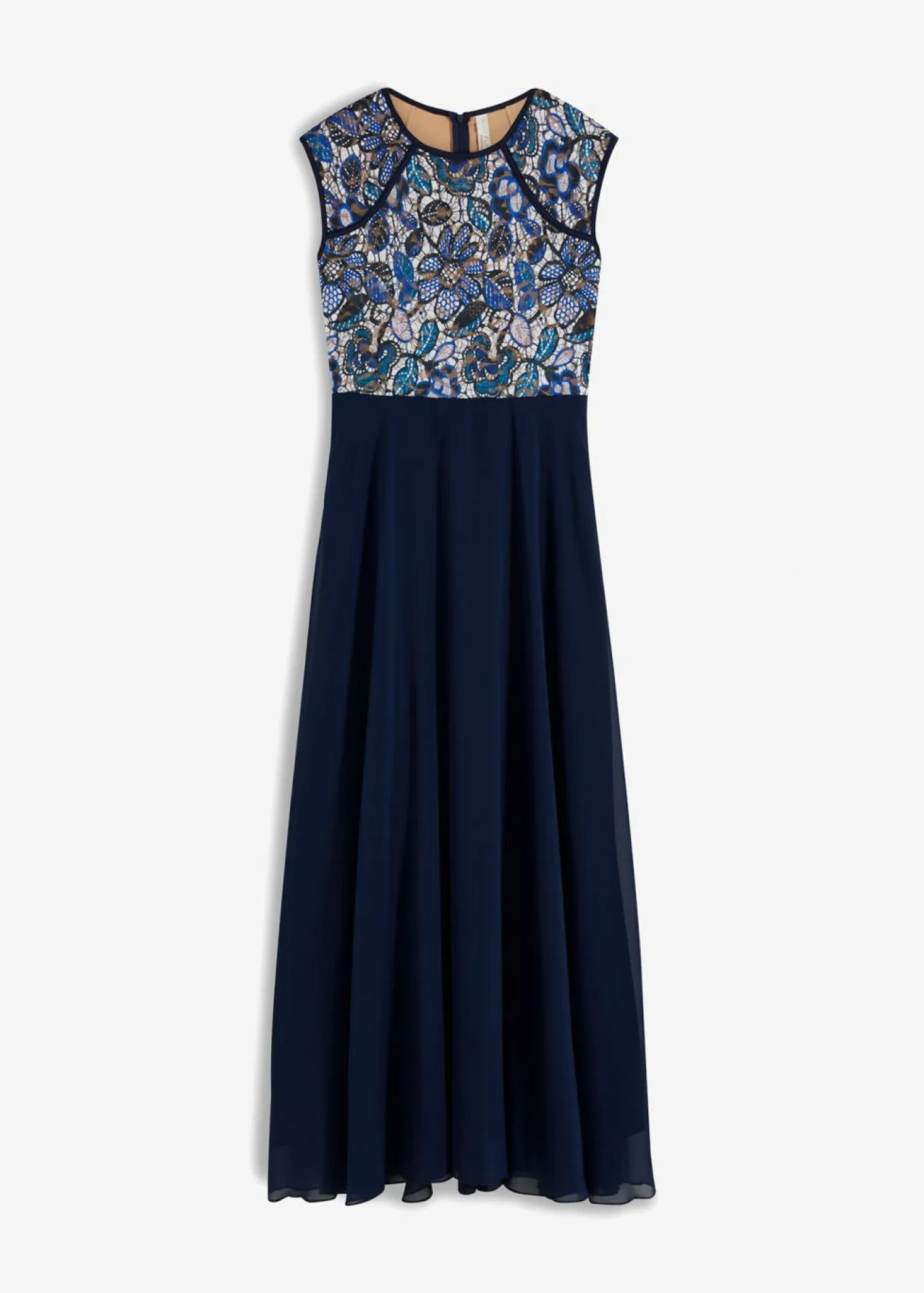 Vestido maxi con encaje