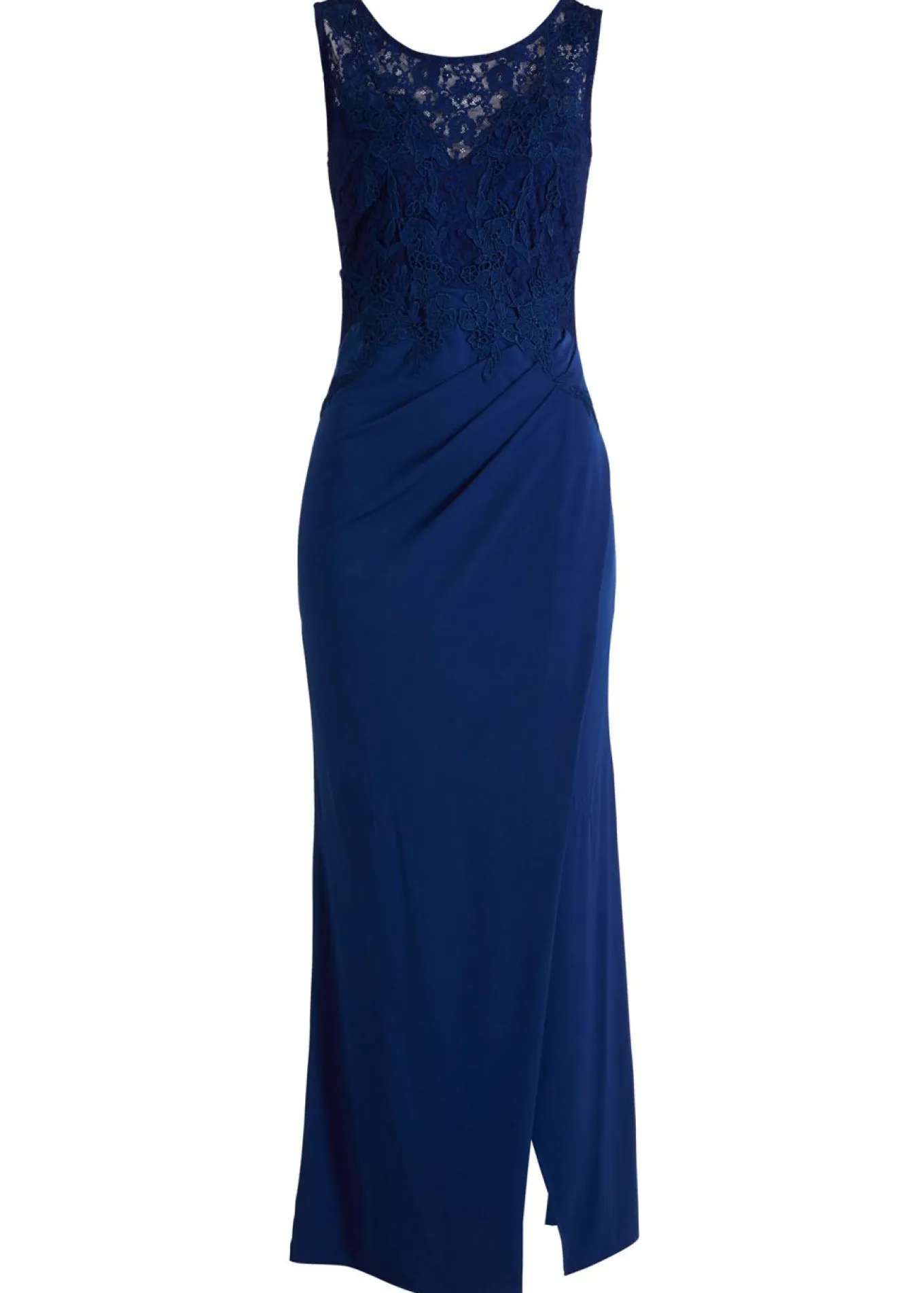 Vestido maxi con encaje